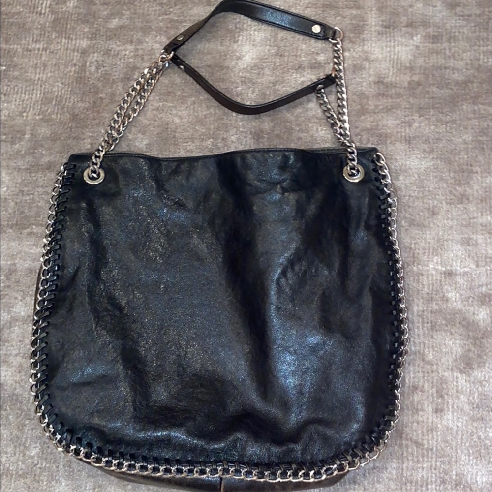 Michael kors leather chain bag